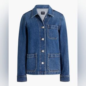 J.crew factory denim chore jacket size S